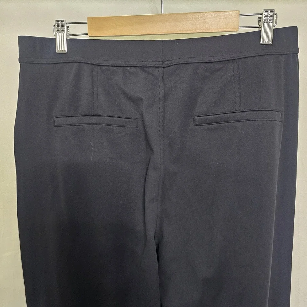 Halara Black Flex Day Stretch High Waisted Pocket Work Flare Pants XL Petite